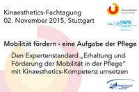 Kinaesthetics-Fachtagung Stuttgart 2015